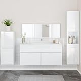 Buzaza 4-TLG. Badmöbel-Set BadezimmermöBel Badezimmer MöBel Set BadmöBel-Sets...