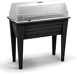 Pflanzen Kölle Hochbeet mit abnehmbaren Beinen & Deckel, anthrazit, ca. 78 x 40...