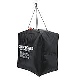 Yctze 40L Wasserbeutel Solarbeheizt, 40L Solarduschbeutel Temperaturanzeige (°C/°F)...
