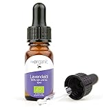 Bio-Lavendelöl (Lavandula Angustifolia), für einen ruhigen Schlaf und gute Laune, 100%...