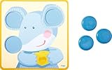HABA 301059 - Zuordnungsspiel Kunterbunte Tierwelt, lustiges Motorikspielzeug ab 18...