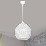 lux.pro Hängelampe Lisburn Lampe Schlafzimmer 1 x E27 Pendelleuchte Modern...
