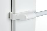 cg-sonnenschutz Klemmstange weiß Ø 10/12mm 75-125cm für Fenster für...