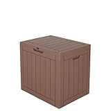 Ondis24 City Cube, Kunststoff Box - Abschließbare Poolbox, Gartenbox Wasserdicht, 110L,...