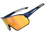 ROCKBROS Fahrradbrille Polarisierte Sonnenbrille Sportbrille Radbrille Herren...