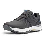 FitVille Herren SpeedEx Golfschuhe V4 Sneaker Extra Weit Walking Schuhe Leichte Bequeme...