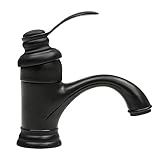 Wasserhahn Bad Schwarz Retro, 14cm Höhe Retro Waschtischarmatur Waschbecken Bad aus...