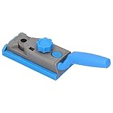 Holz Doweling Hole Bohrer Guides, Dübel Jig Kit Handheld Selbst Zentrierende Tasche...