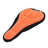 Happyyami Sattelkissenauflage Sattelschoner Fahrrad Exercise Bike Gel Sattelbezug Fahrrad...