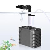 FEDOUR 3-in-1 Aquariem Filter, Ultra Leise Aquarium Schwammfilter, Multi-Filtration...