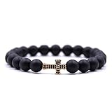 KARFRI Stein-Armband, Naturstein-Armband, Mikro-eingelegtes...