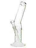 Glassic Glasbong mit Knick - 33cm, 18,8mm - Head&Nature Bong-Kollektion