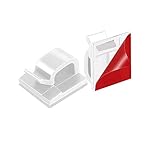 Kabelhalter Selbstklebend,50 Stück Kabelschellen Kabelclips Hochviskose Kabelklemmen...