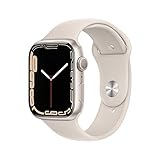 Apple Watch Series 7 (GPS, 45 mm) – Starlight Aluminiumgehäuse mit Starlight...
