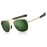 SUNGAIT Herren Militär Sonnenbrille Polarisierte Pilot Style - Bajonett-Tempel...