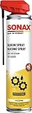 SONAX SilikonSpray mit EasySpray (400 ml) Schmiermittel schmiert, pflegt und schützt...