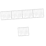 Amosfun 5St Bratpfanne aus Edelstahl Grill backblech Backrost Backgitter Kekskühlregal...