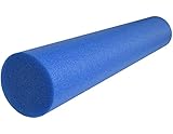 Conipa - Foam Roller rund 90 x 15cm in Blau - Lange Pilates Rolle aus hochdichtem...