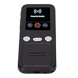 SHYEKYO Intelligentes Sprachübersetzergerät, 2,4-Zoll-Touchscreen, Echtzeit-Schwarz, 138...