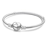 Purhole Charm Armband 925 Sterling Silber,Bettelarmband,Moments Armband Bracelet...