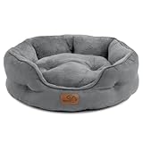 BEDSURE Katzenbett waschbar Katzen Bettchen - 51x48x15cm Katzenkorb mit Zweiseitig...