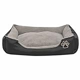 Tidyard Hundebett mit gepolstertem Kissen Hundesofa Haustiersofa Hundecouch Hundematte...