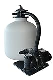 AquaForte Sandfilter Set SQ-300, Filterkapazität 19 L, Filtermaterial 20 kg...