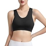 BH Damen Ohne Bügel Push Up, BH Damen Nahtloser Bequemer Sport Bra Starker Halt Normale...