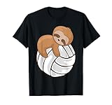 Volleyball mit Faultier-Motiv T-Shirt