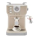 TkkMivcOC Halbautomatische Espressomaschine, 20Bar Cappuccino Maschine Set mit...