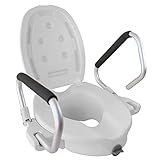 Mobiclinic, Toilettensitzerhöhung mit Armlehnen und Deckel, Guadiana,...