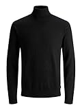 Herren Jack & Jones Dünner Rollkragen Strickpullover | Klassischer Rundhals Sweater |...
