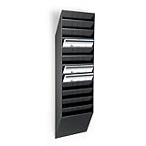 Durable Flexiboxx Prospektspenderset (12 A4 Querformat) schwarz, 1709781060