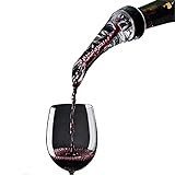 Wein Belüfter Ausgießer, FosFun Wein Dekanter Belüfter Stopper, Premium...
