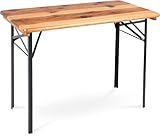Stagecaptain BBT-117 Hirschgarten Bierzelttisch 117 cm - Robuster, kurzer Biertisch (117...