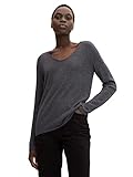 TOM TAILOR Damen Basic Strickpullover mit V-Ausschnitt, 30281 - Evident...