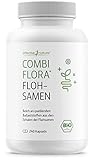 Bio-Flohsamenschalen - 240 Kapseln - 3600 mg Flohsamenschalen pro Tag - Psyllium...