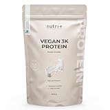 Nutri + Veganes Eiweißpulver Neutral ohne Süßungsmittel + Zucker mit 85%...