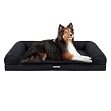 HMTOPE Orthopädisches Hundebett, Hundesofa, hohen Rand, Hundekissen, Hundekorb,...