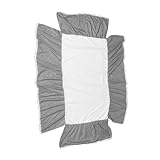 Abaodam Krippenrock Babybett Rock Babymatratzen Bezug Babybettrock Bettrock Babybett mit...