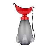 Weibliche Urinalflasche - 600 ml Toilettenköpfchen -Pee -Urinflasche, ergonomisch...