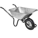 Brouette HAEMMERLIN Aktiv Excellium Plus 120L RENO Galva Roue Gonflée Grise -...