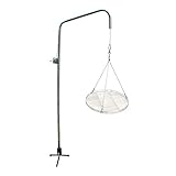 Edelstahlrohr Grillgalgen + 75 cm Edelstahl Grillrost nur 10 mm lichter Stababstand...