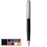 Parker Jotter Originals Füller , Klassisches Schwarz , Füllfederhalter mit mittlerer...