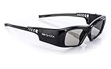 Hi-Shock BT/RF Pro Black Diamond | Bluetooth 3D Brille für 3DTV & 3D-RF Beamer von Sony,...