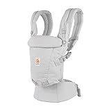 Ergobaby Adapt Babytrage für Neugeborene ab Geburt, 3-Positionen SoftTouch Cotton...