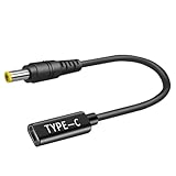 Artilits USB C Stecker auf Buchse DC Adapter 5.5x2.5mm 20V 5V 12V Hergestellt für...