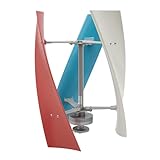 Konfiur Konfiur 450W Vertikale Windgenerator, 24V 14m/s Windkraftanlage Spiralförmige...