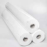 Enpack - Liegerolle 2-lagig in weiß aus Zellstoff - 60cm x 50m - 12 Rollen - Ärztekrepp...