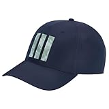 adidas Golf Herren Tour 3 Streifen Cap – Collegiate Navy/Grün – Einheitsgröße